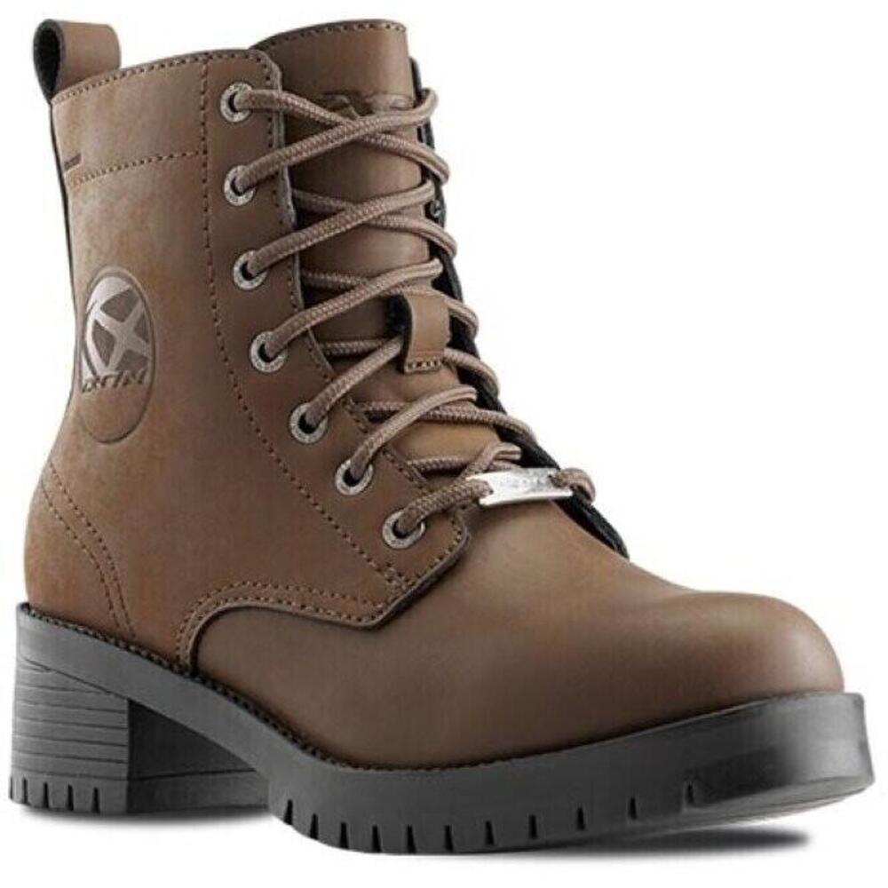 Stivali Moto Donna Ixon Krafter WP Marrone