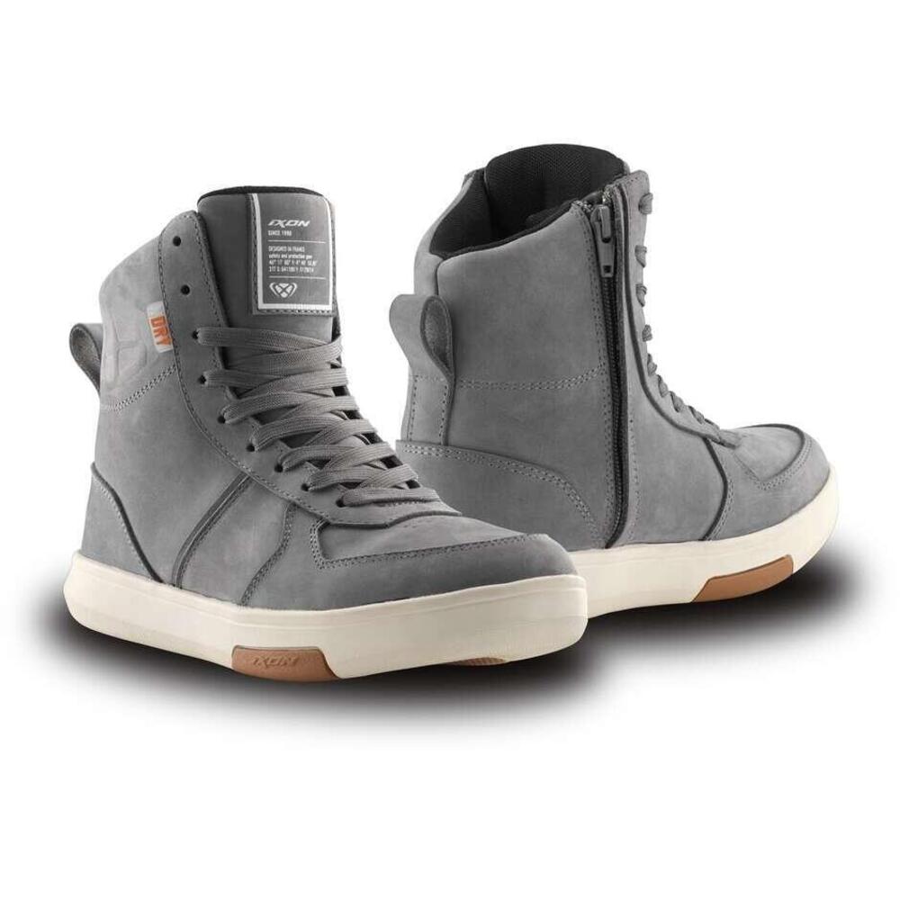 Scarpe Moto Donna Ixon Ghost WP Lady Grigio