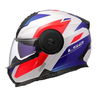 casco modulare LS2 Scope 2 bianco blu