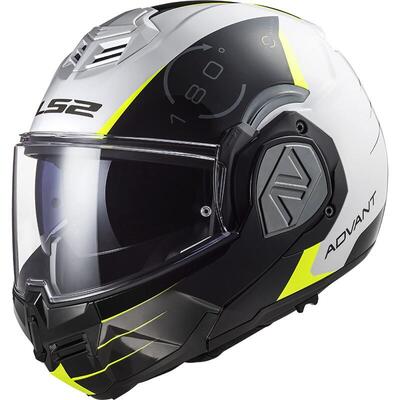 Casco modulare LS2 FF906 ADVANT CODEX Bianco Nero