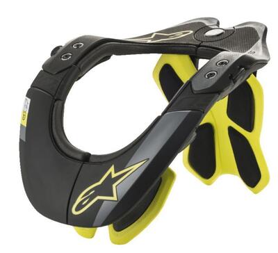 Supporto collo Alpinestars BNS TECH-2 Nero Giallo