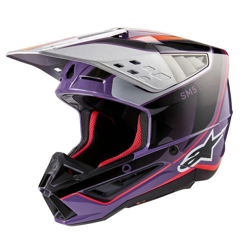 Casco cross Alpinestars S-M5 SAIL HELMET ECE 22.06