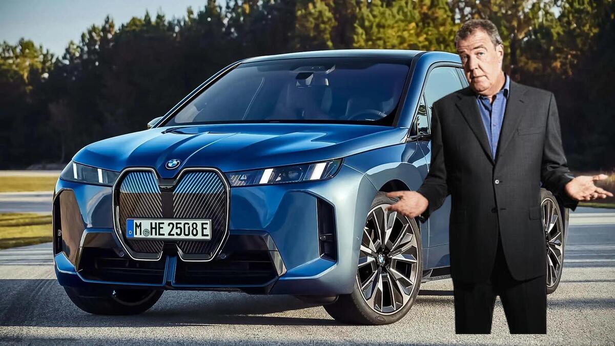 Jeremy Clarkson alla guida della BMW iX: “Brutta e scomoda da usare”, ma la guida è sorprendente
