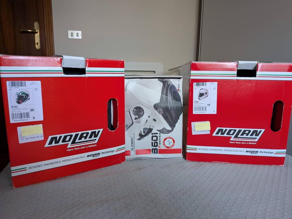 Casco Nolan modulare coppia + n-con