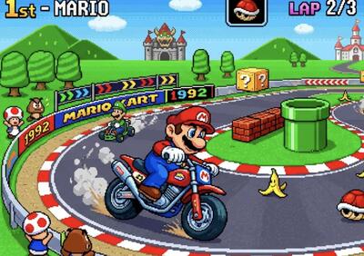 La F1 alla Super Mario Kart allarma anche noi motociclisti 