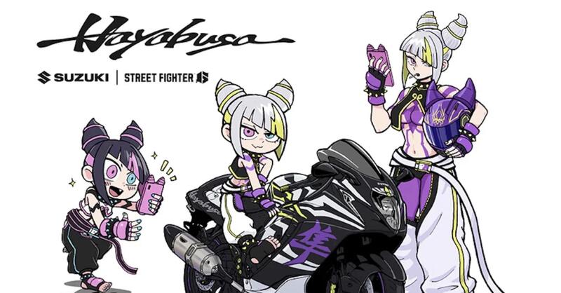 Una Suzuki Hayabusa ispirata al gioco Street Fighter 6