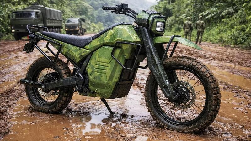NorthForge Dispatch: la moto elettrica tattica canadese pensata per le missioni militari segrete [GALLERY]
