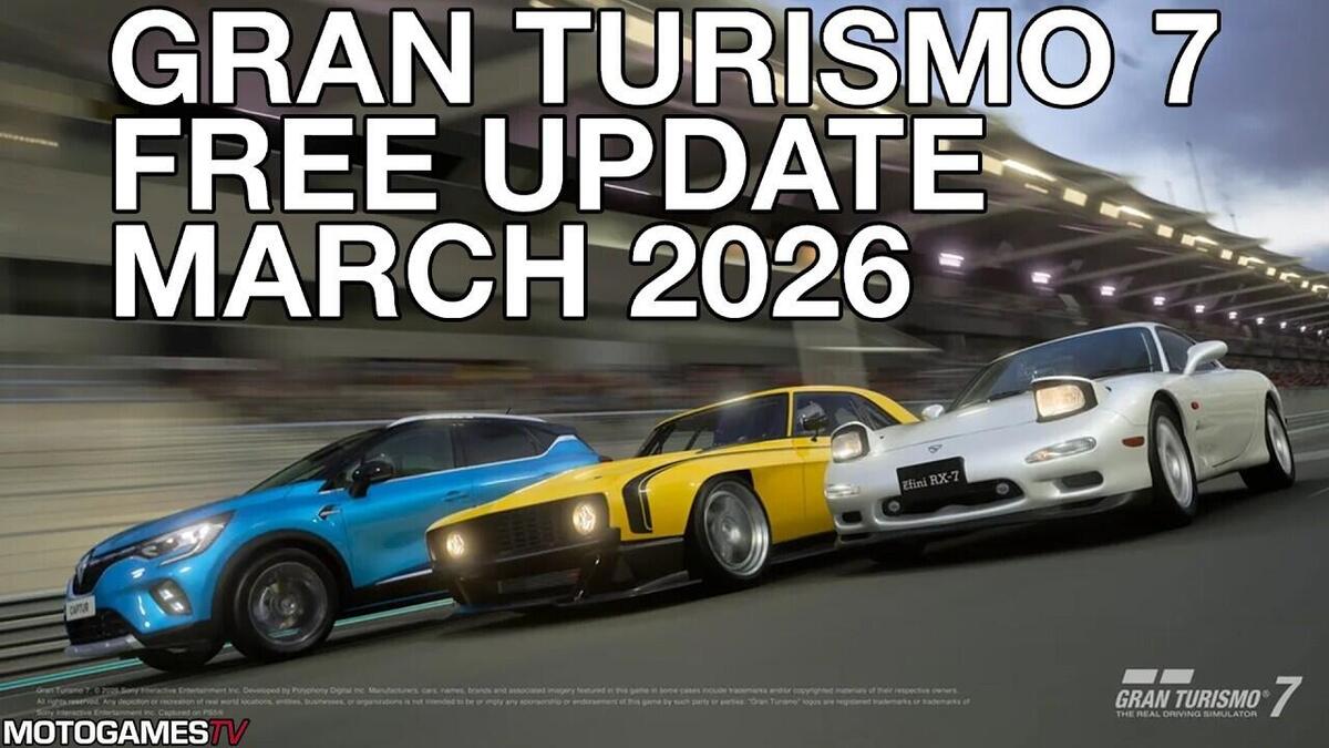 Gran Turismo 7 - Annunciato l'update 1.68 di Marzo 2026