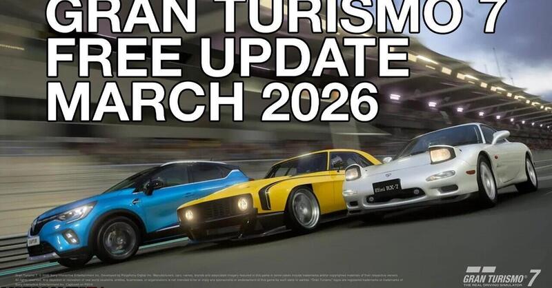 Gran Turismo 7 - Annunciato l'update 1.68 di Marzo 2026