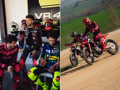 MotoGP 2026. Bagnaia e Bezzecchi al Ranch di Valentino Rossi: allenamento in vista del GP del Brasile