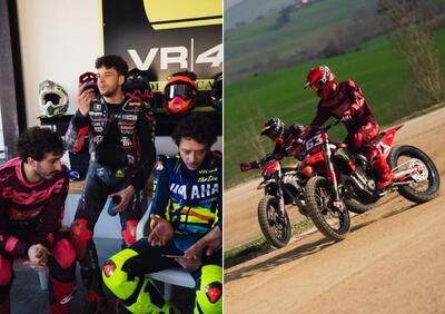 MotoGP 2026. Bagnaia e Bezzecchi al Ranch di Valentino Rossi: allenamento in vista del GP del Brasile