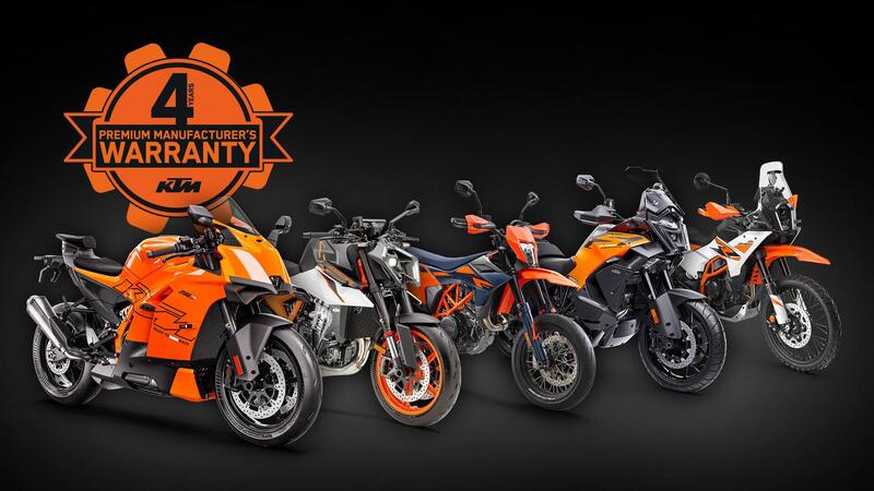 Quattro anni di garanzia possono bastare? La Premium ora vale per tutte le KTM da strada