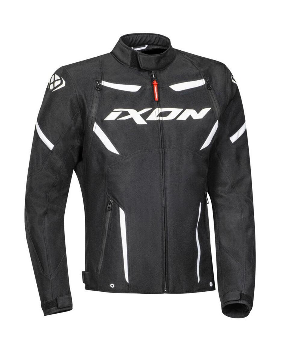 Giacca moto Ixon STRIKER Nero Bianco