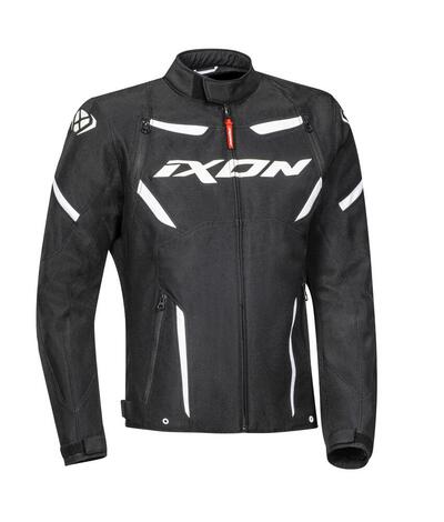 Giacca moto Ixon STRIKER Nero Bianco