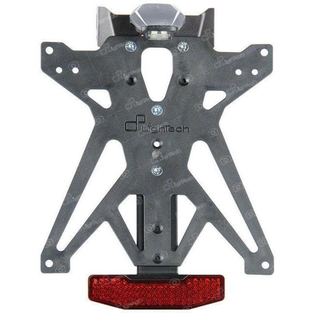 Kit portatarga con catadiottro e luce targa Lighte Lightech