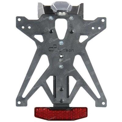 Kit portatarga con catadiottro e luce targa Lighte Lightech