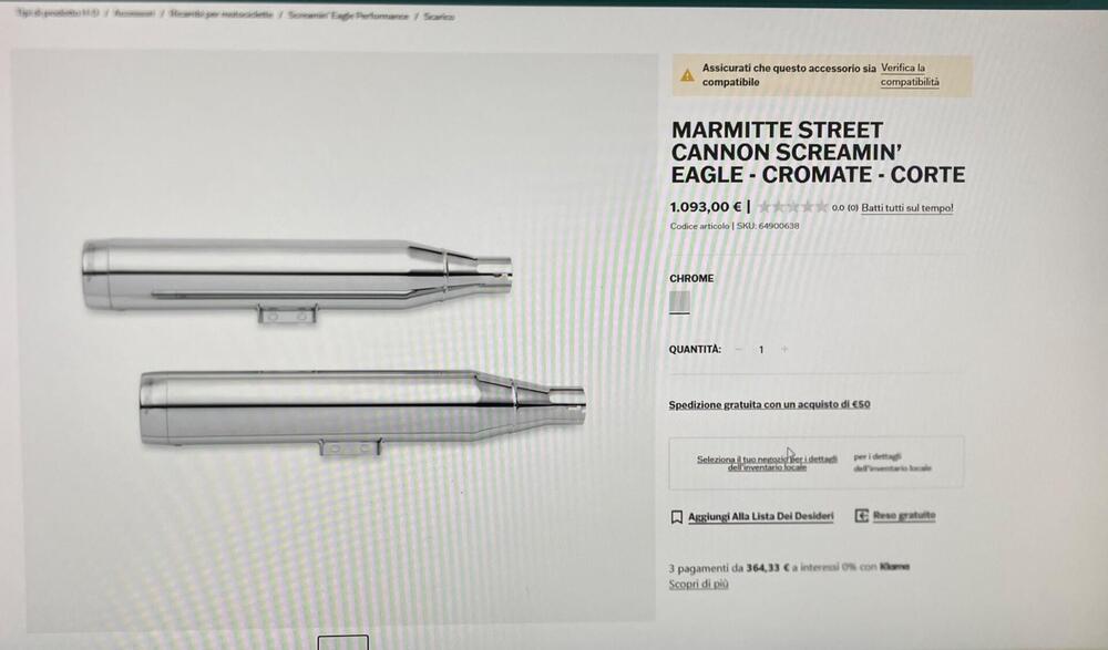 Scarichi Harley Softail M8 Screamin’ Eagle OMOLOGA Harley-Davidson (3)
