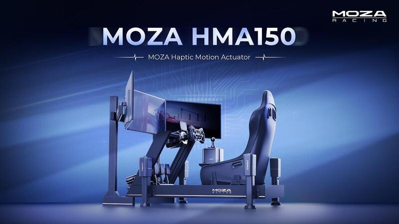 MOZA rivoluziona il simracing: arrivano HMA150, Motion Manager e Racing Lab