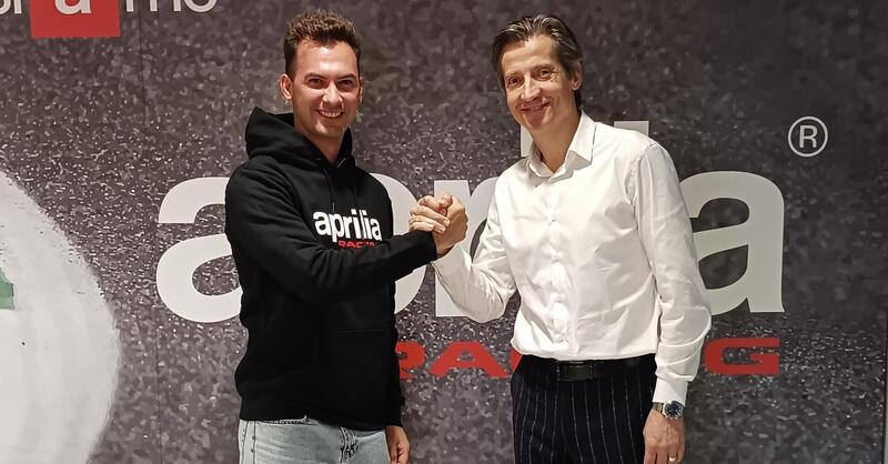 Rally-Raid. Thomas Marini con Aprilia Racing