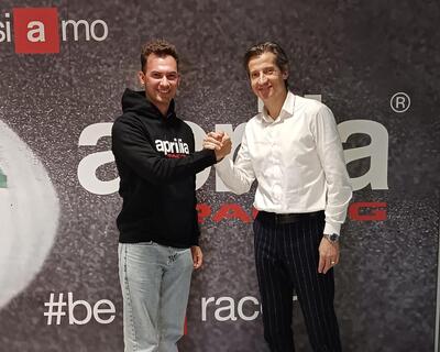 Rally-Raid. Thomas Marini con Aprilia Racing