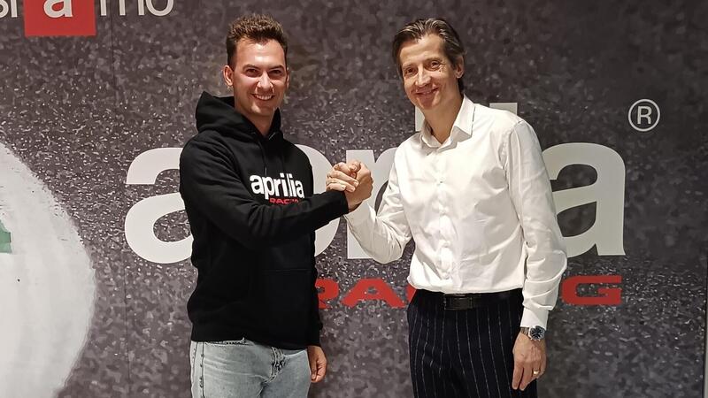 Rally-Raid. Thomas Marini con Aprilia Racing