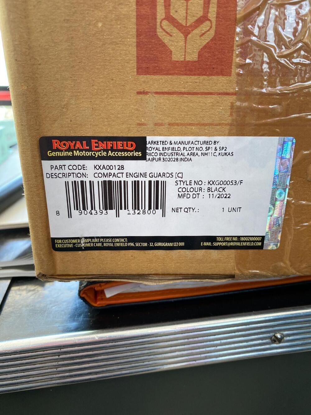 Coppia bare protezione motore HNTR 350 Royal Enfield (2)