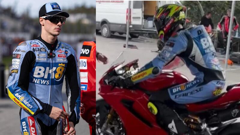 MotoGP 2026. Fermin Aldeguer torna in sella su una Panigale V2: ora l&rsquo;obiettivo &egrave; il GP del Brasile