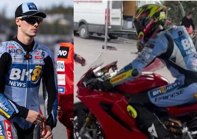 MotoGP 2026. Fermin Aldeguer torna in sella su una Panigale V2: ora l’obiettivo è il GP del Brasile