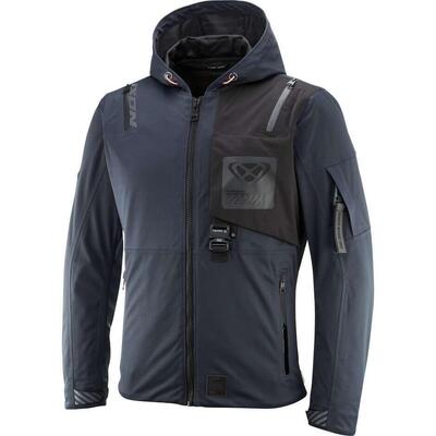 Giacca Moto Estiva Ixon M-QUARTER Navy Nero