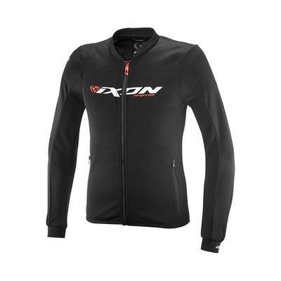 Giacca Moto Estiva Ixon Arma Nero Bianco Rosso