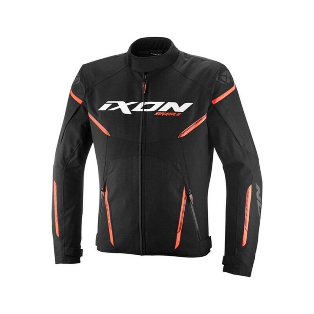Giacca Moto Ixon Striker 2 Nero Arancione