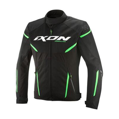 Giacca Moto Estiva Ixon Striker 2 Air WP Nero Verd