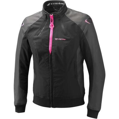 Giacca Moto Donna Ixon Siwa Lady Nero Antracite Ro