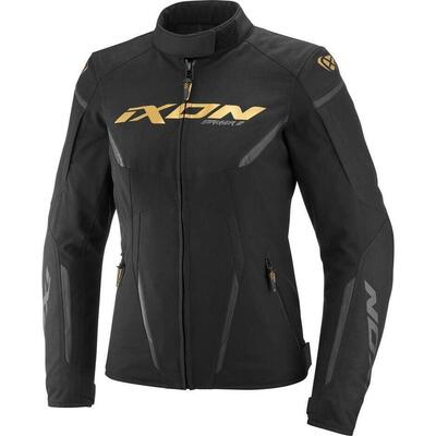 Giacca Moto Donna Ixon Striker 2 Lady Nero Oro
