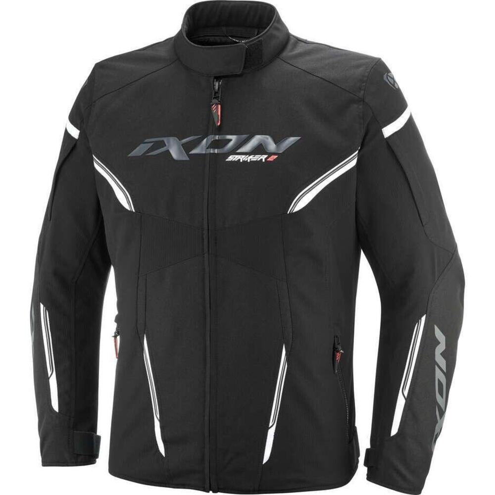 Giacca Moto Donna Ixon Striker 2 C-Size Nero Bianc