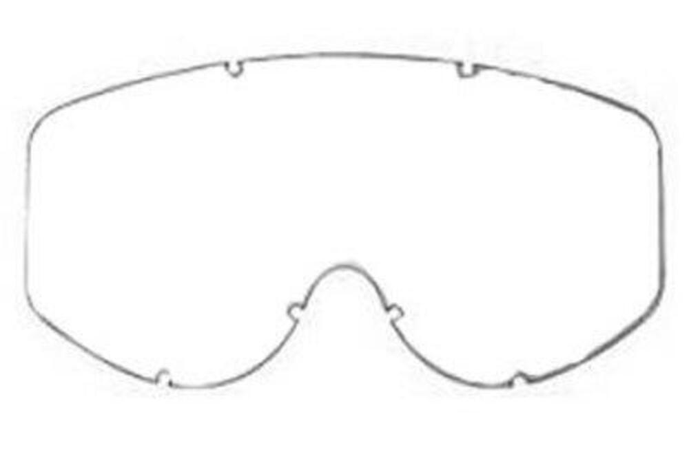 Lente Scott 80s Works Argento Cromo AFC