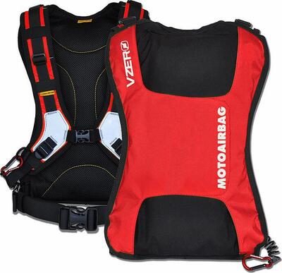 Zaino Airbag Motoairbag vZero Plus Rosso con Fast