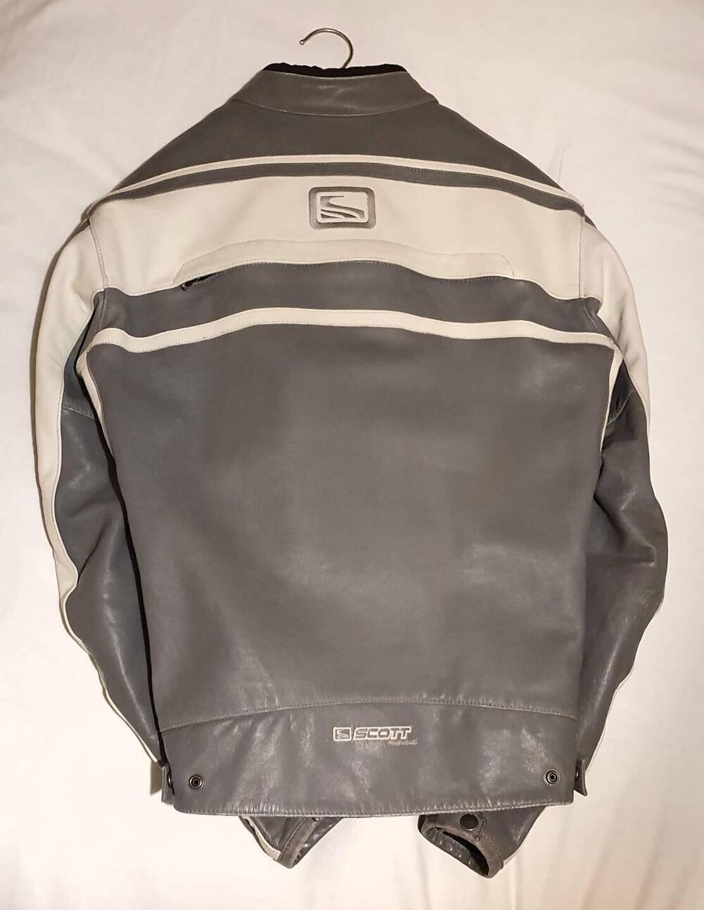 Giacca moto in pelle Scott (2)