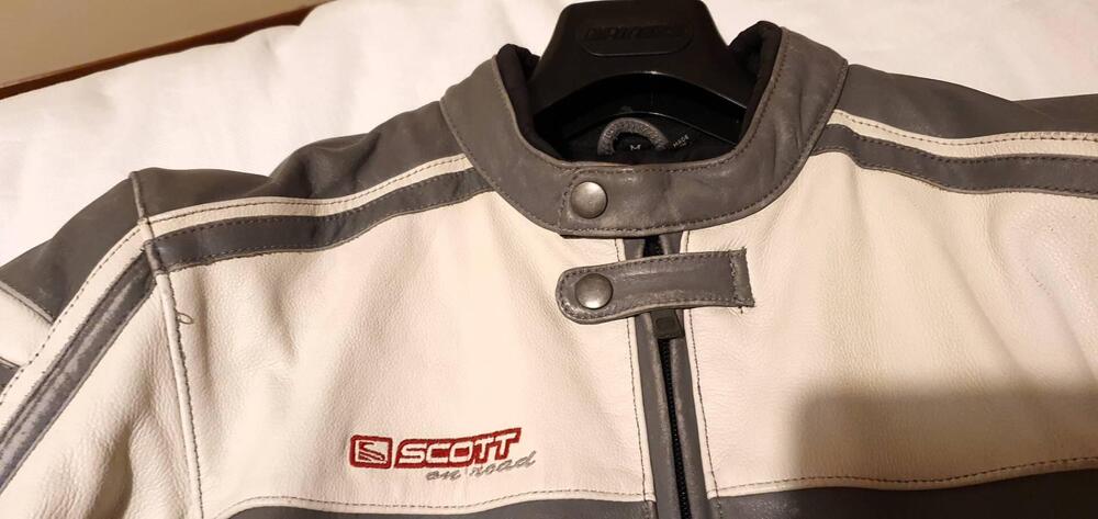 Giacca moto in pelle Scott (5)