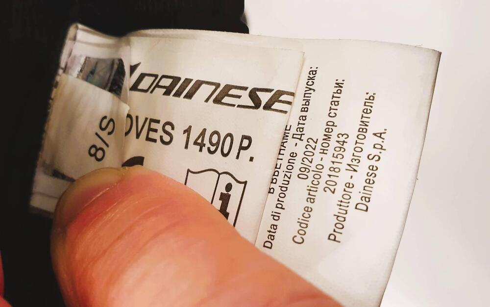 Guanti moto DAINESE X-RIDE tg. 8/S (6)