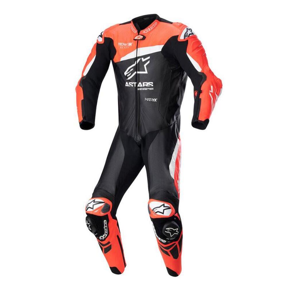 Tuta moto pelle intera Alpinestars GP PLUS V4 Nero