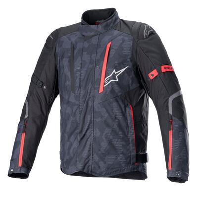Giacca moto Alpinestars RX-5 DRYSTAR Nero Camo Ros