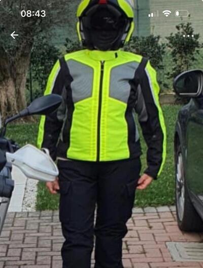 Giacca gialla neon BMW Motorrad AirShell