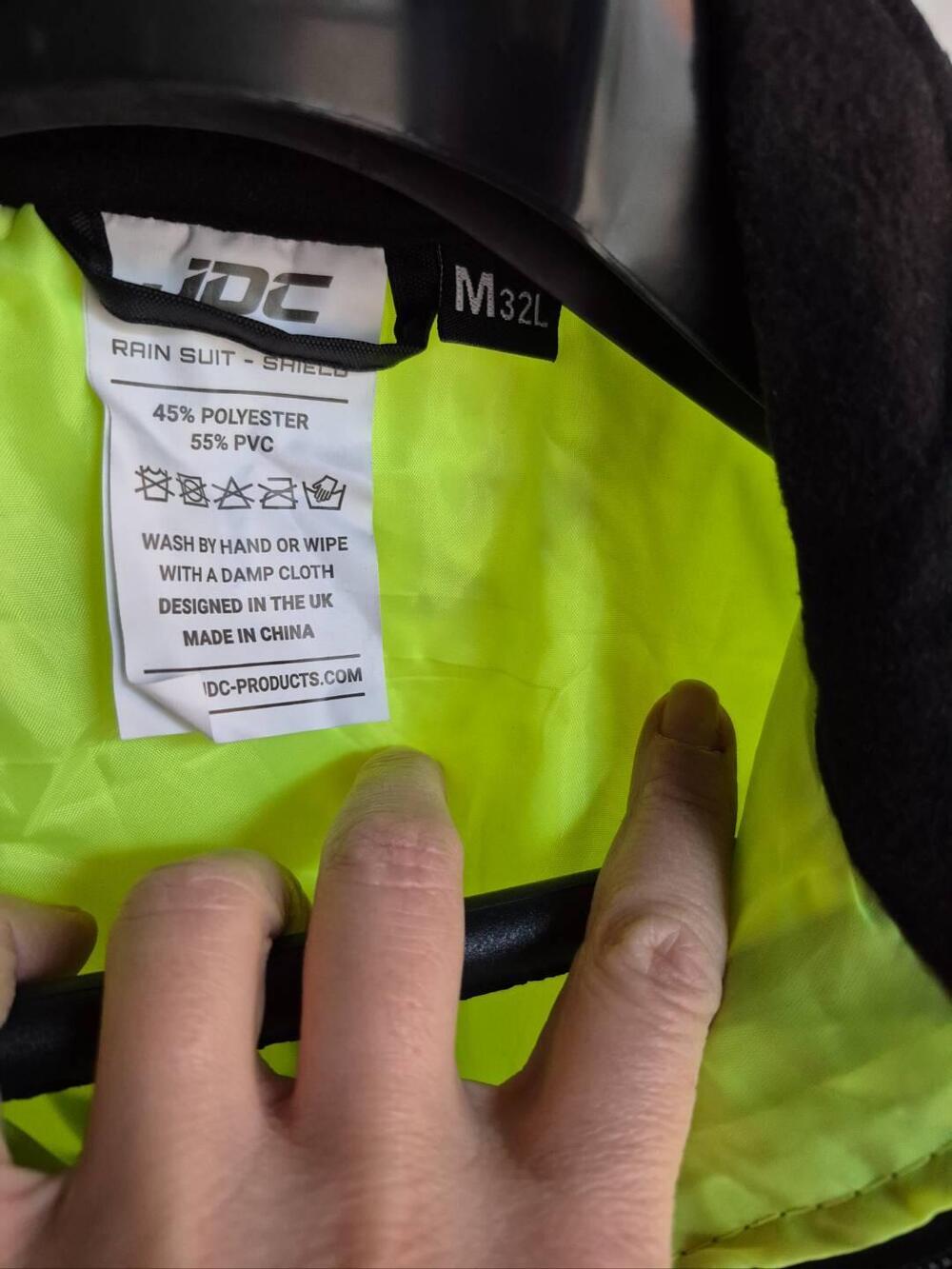 Tuta antipioggia con cerniera Jdc (3)