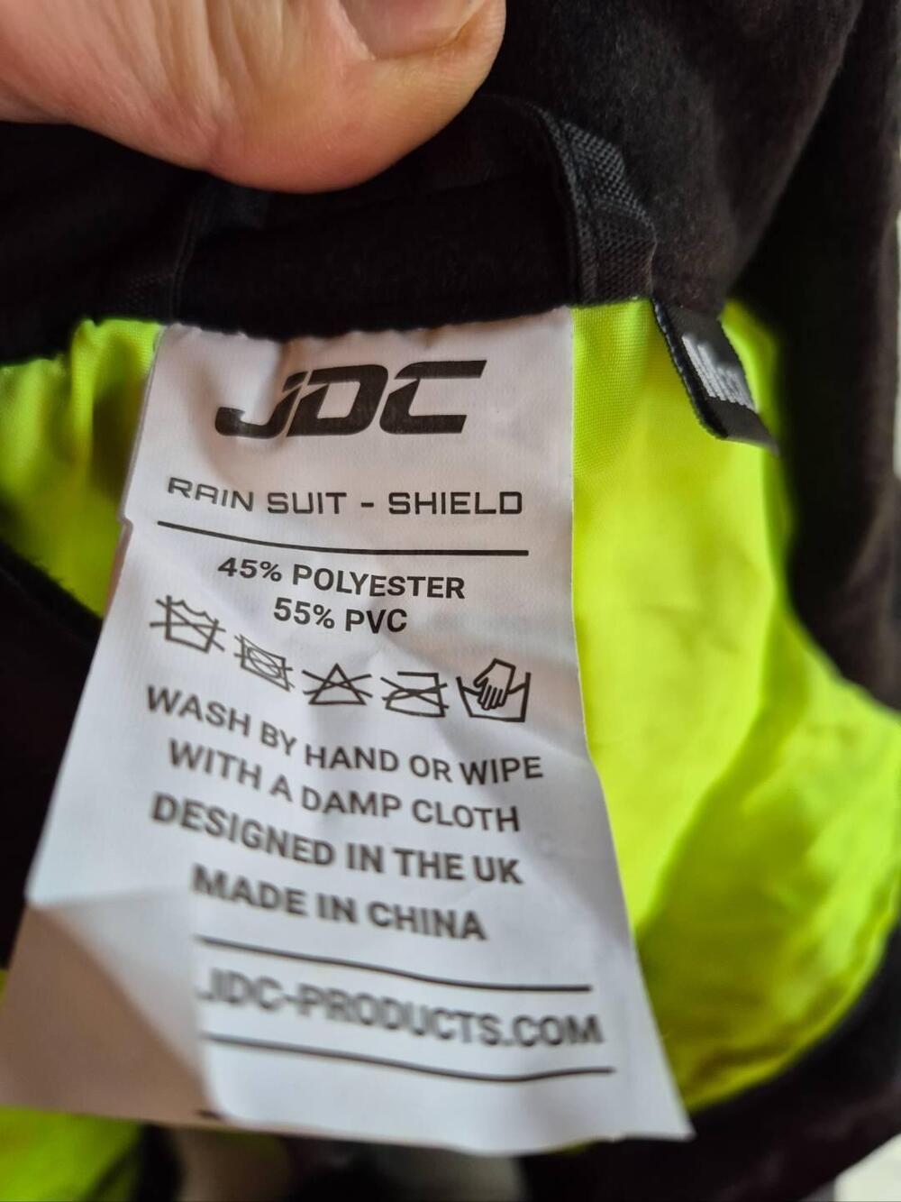 Tuta antipioggia con cerniera Jdc (9)