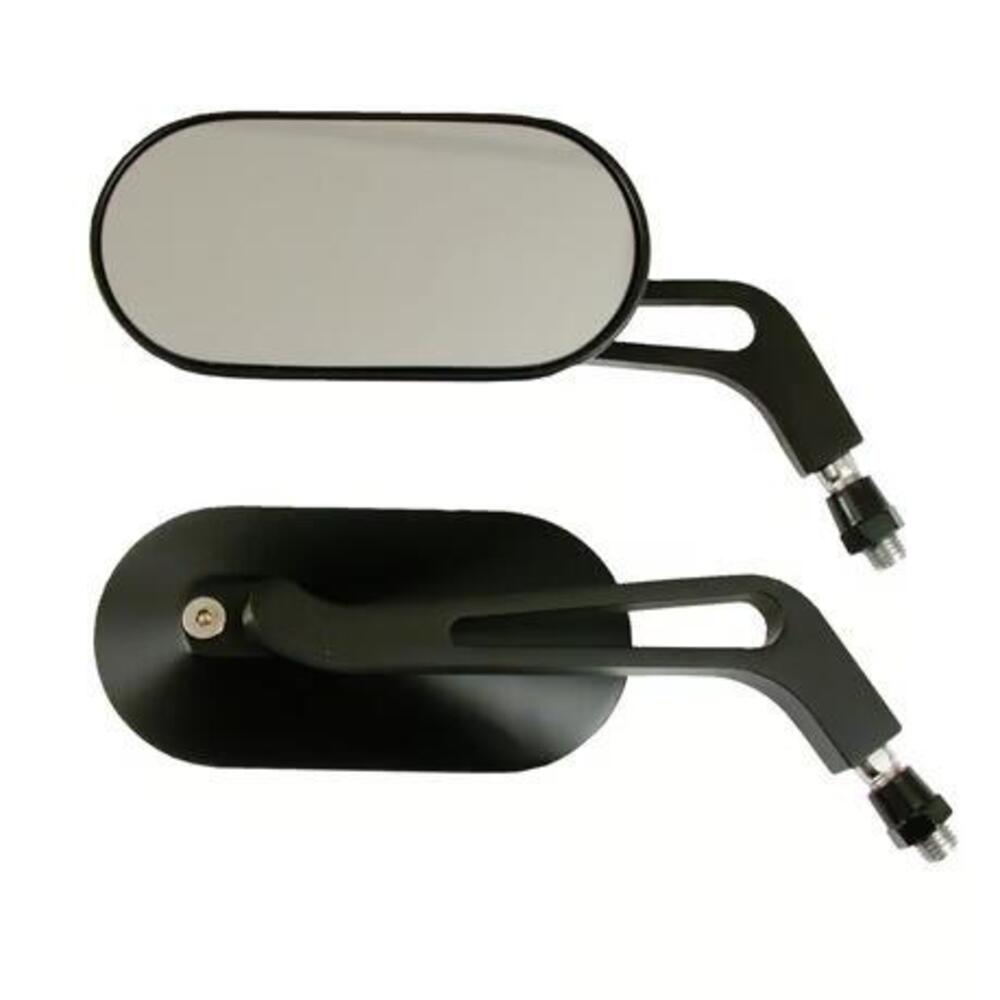 Specchietti Oval neri venduti in coppia Motorcycle 
