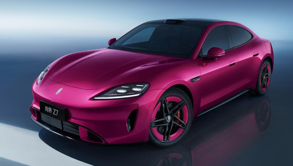 SAIC Z7, l'elettrica cinese firmata Huawei che somiglia forse troppo alla Porsche Taycan