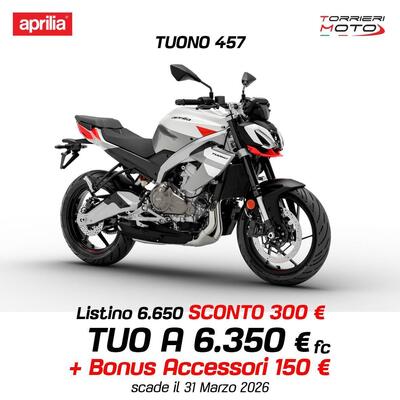 Aprilia Tuono 457 (2025 - 26) nuova