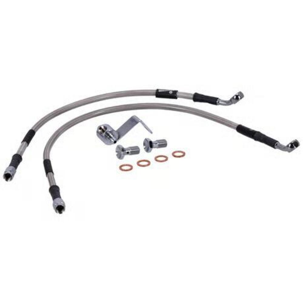 Tubo freno post treccia inox per Softail FXST*** d Goodridge