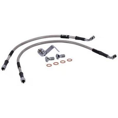 Tubo freno post treccia inox per Softail FXST*** d Goodridge